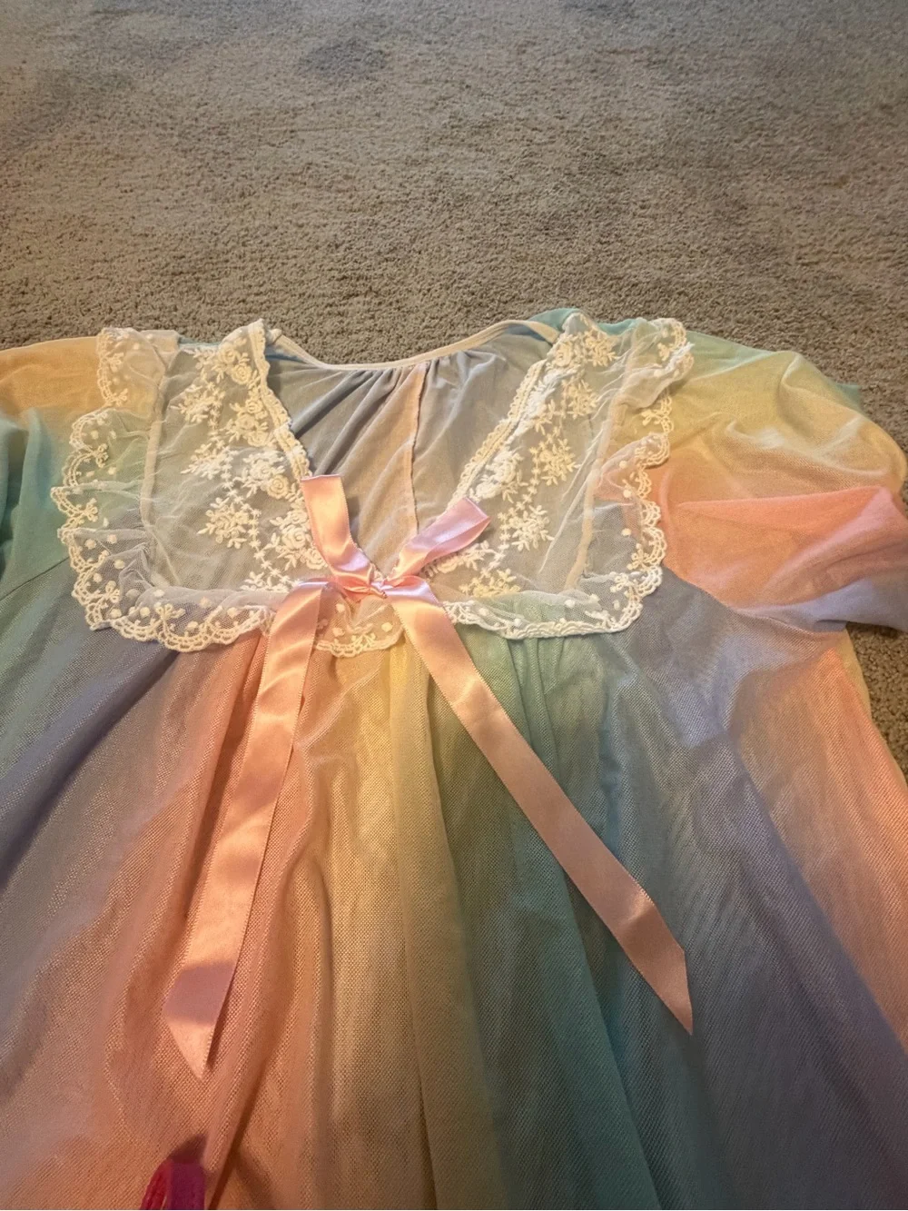 SHEIN sheer pastel